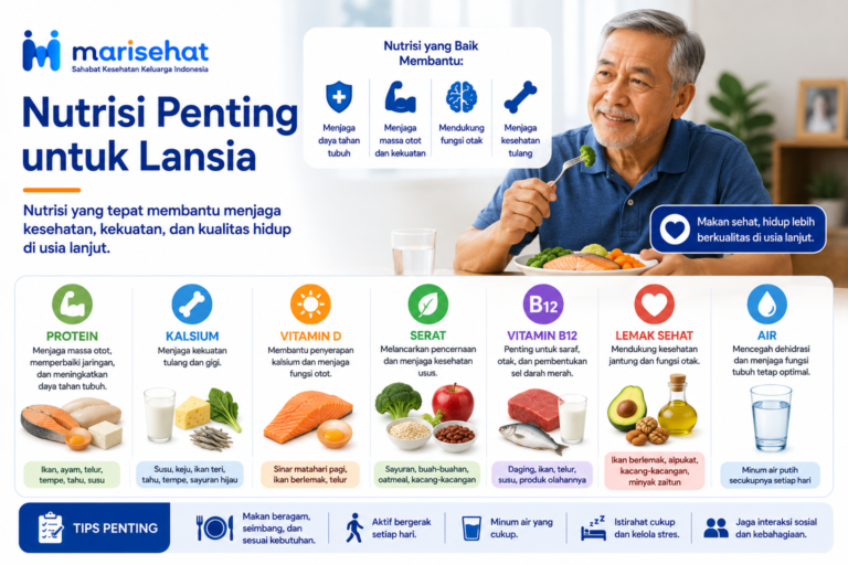 Nutrisi Penting untuk Lansia